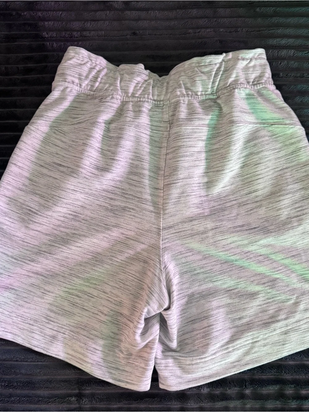 Lululemon Woman’s Heather Gray hellosunday Drawstring Shorts